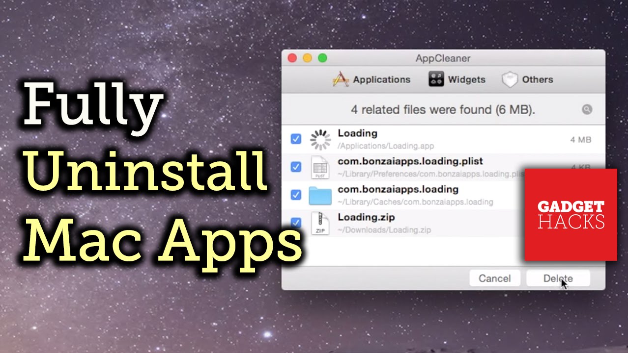 How to delete apps from laptop